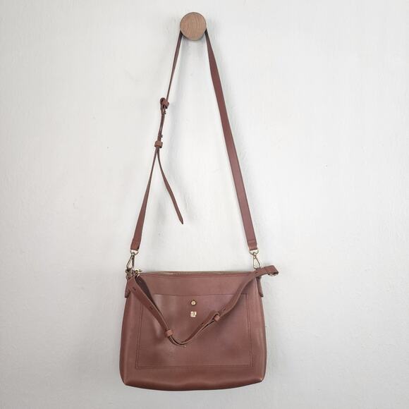 NEW Madewell Transport Crossbody Shoulder Bag English Saddle - Picture 1 of 16